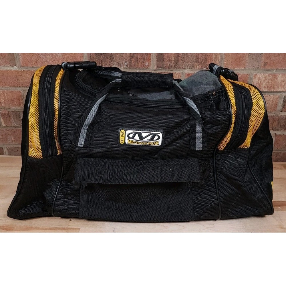 Mechanix Wear Large Heavy Duty Pit Pack Black Duffle Tool Bag 25" Travel Gear‎